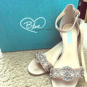 BetseyJohnson Blue heels